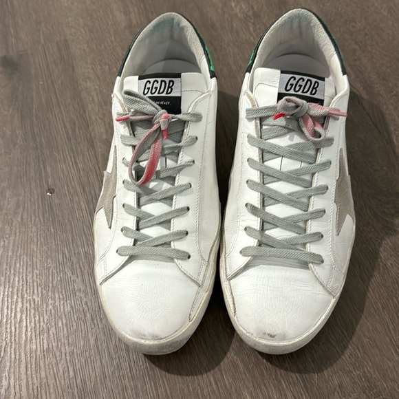 Men’s Golden Goose  white , green gray size IT42 US9 shoes - Picture 2 of 4
